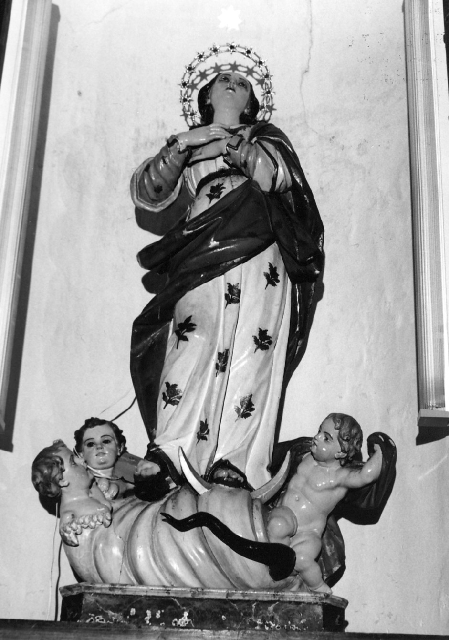 Madonna Immacolata (statua, opera isolata) - bottega Italia meridionale (seconda metà sec. XVIII)