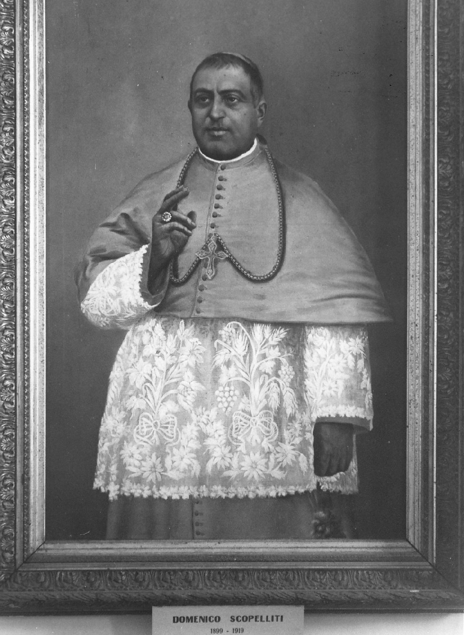 ritratto di ecclesiastico (dipinto, opera isolata) di Taccone Gallucci Filippo (sec. XIX)