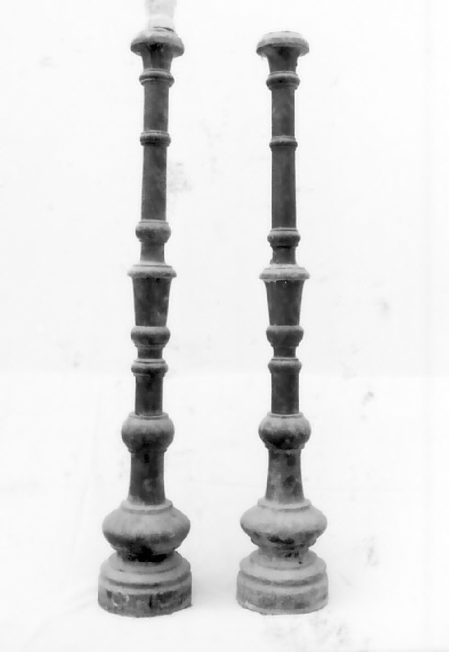 candeliere, serie - bottega calabrese (fine sec. XIX)