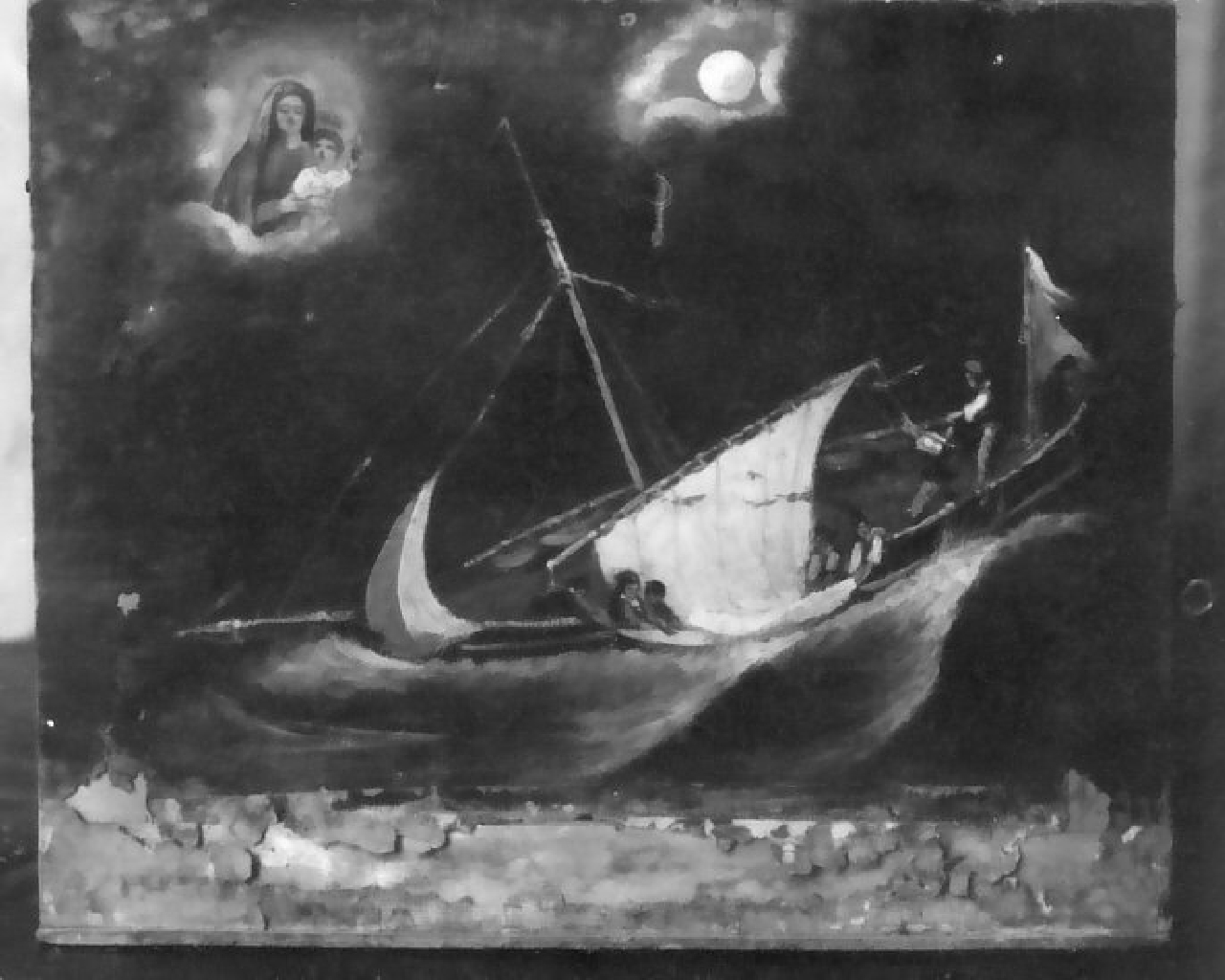miracolo della Madonna (dipinto) - ambito calabrese (sec. XIX)
