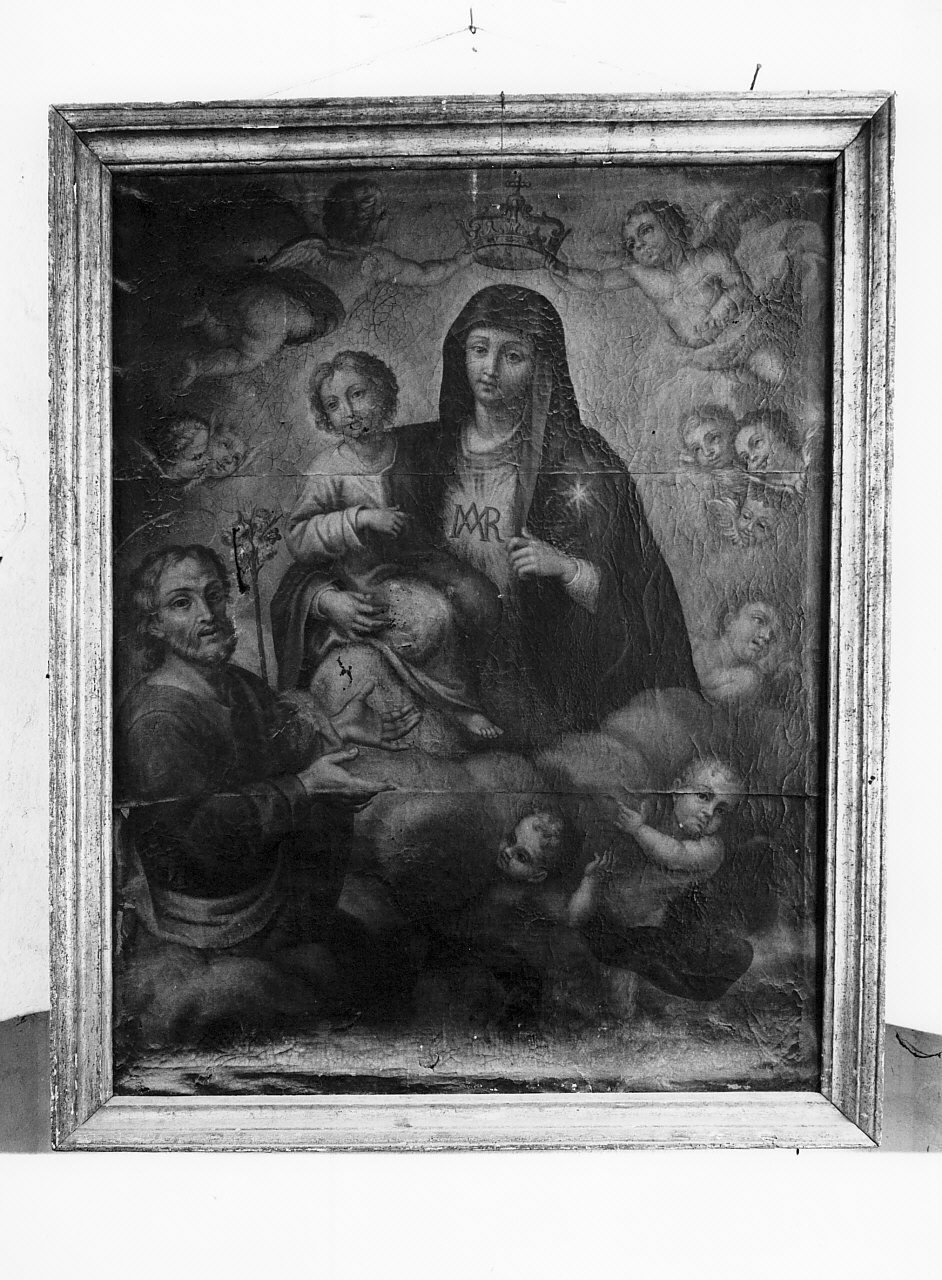 Santissimo nome di Maria (dipinto, opera isolata) - ambito Italia meridionale (seconda metà sec. XVIII)