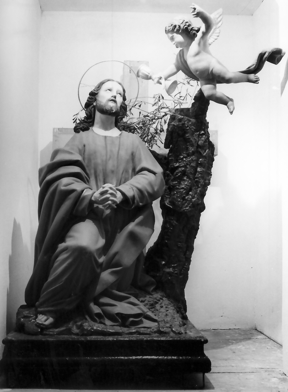 orazione di Cristo nell'orto di Getsemani (scultura, opera isolata) - bottega calabrese (sec. XIX)