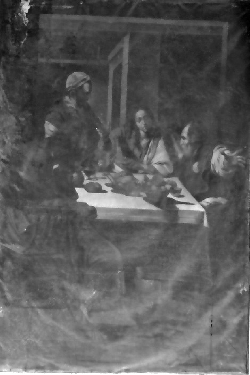 cena in Emmaus (dipinto) di Paparo Emanuele (primo quarto sec. XIX)