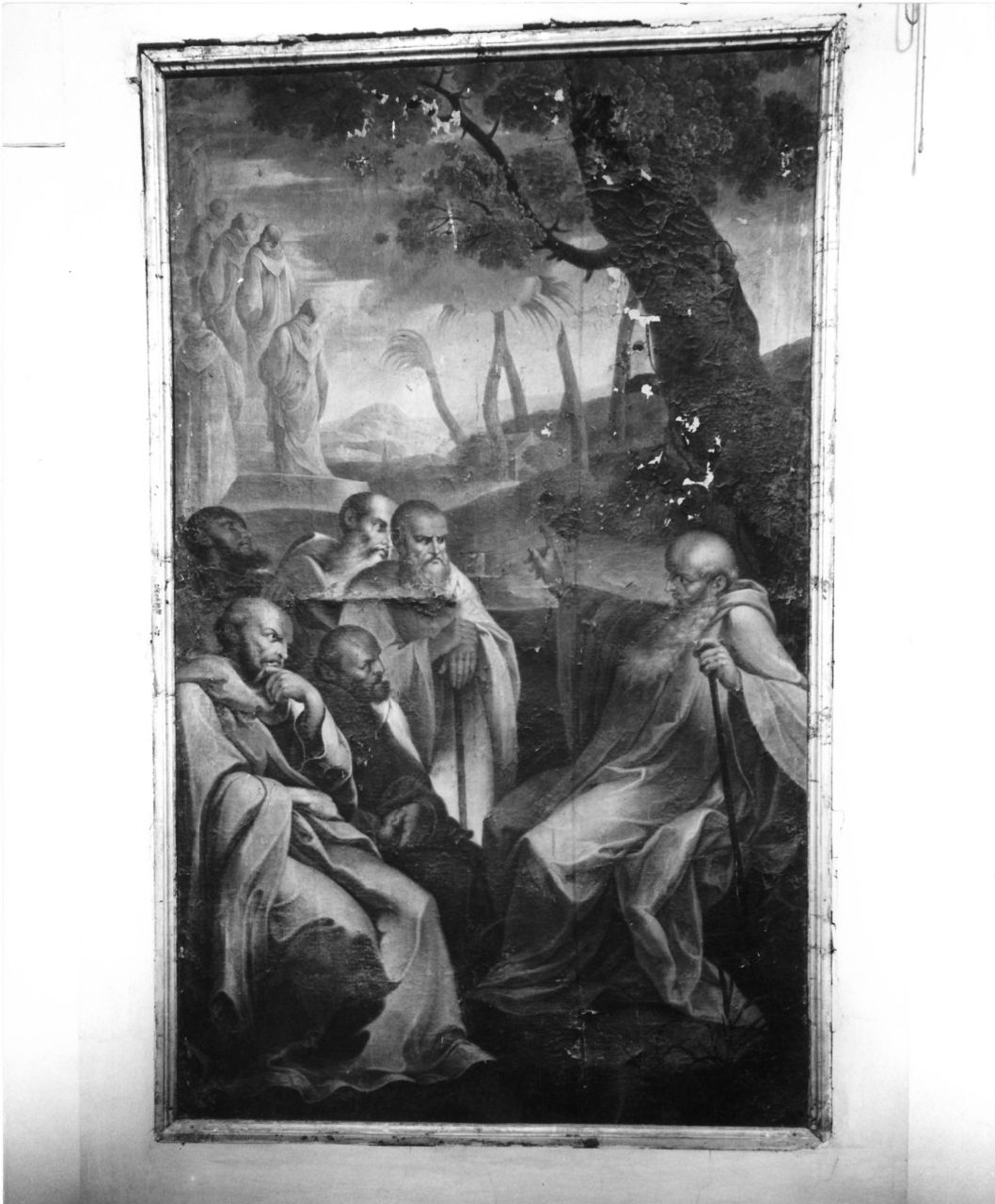 visione di San Romualdo (dipinto) di Paparo Emanuele (primo quarto sec. XIX)