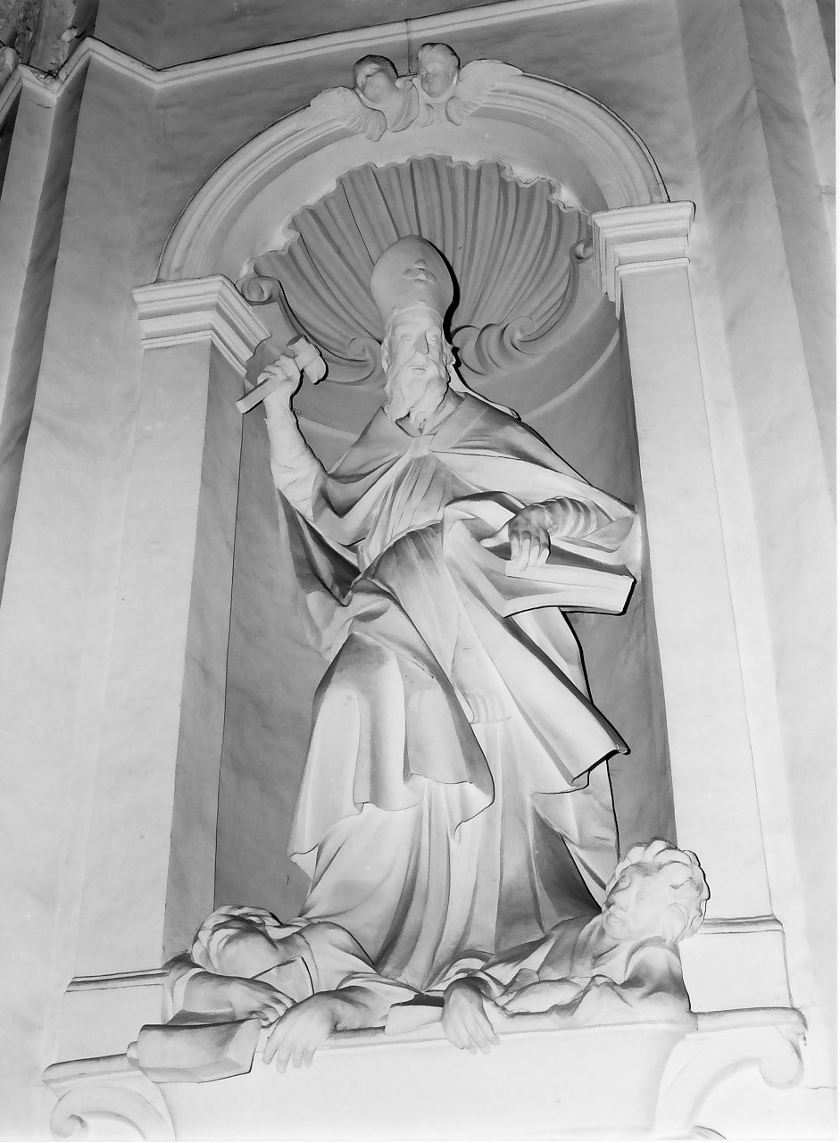 Sant'Ambrogio (statua, ciclo) di Massara Giuseppe (sec. XIX)