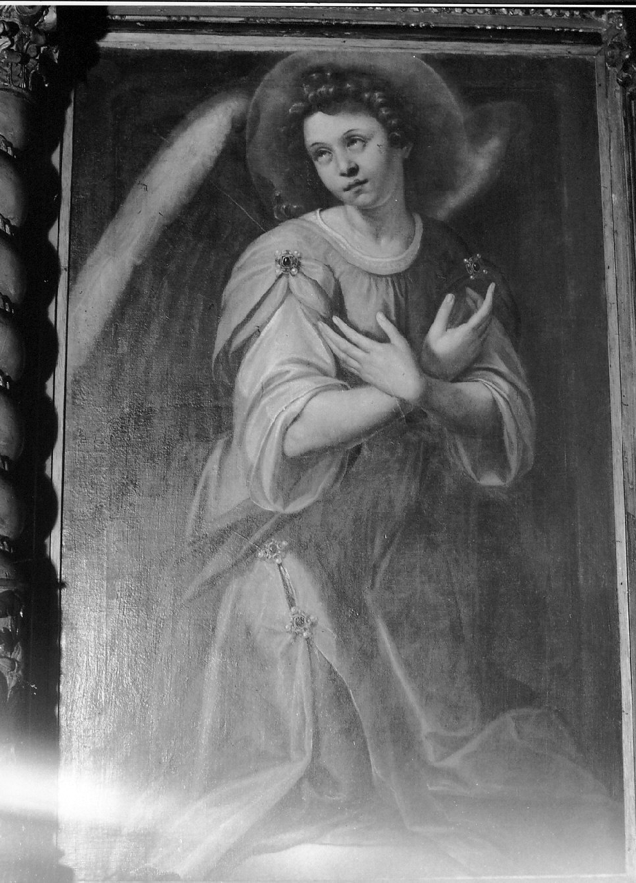Angelo adorante, angelo (dipinto, coppia) di Borghese Ippolito (attribuito) (primo quarto sec. XVII)