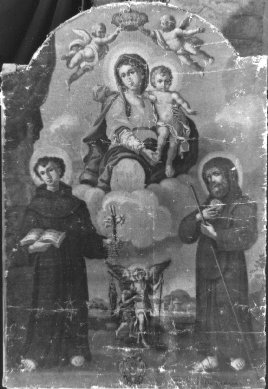 Madonna con Bambino e Santi (dipinto, opera isolata) - ambito Italia meridionale (sec. XIX)