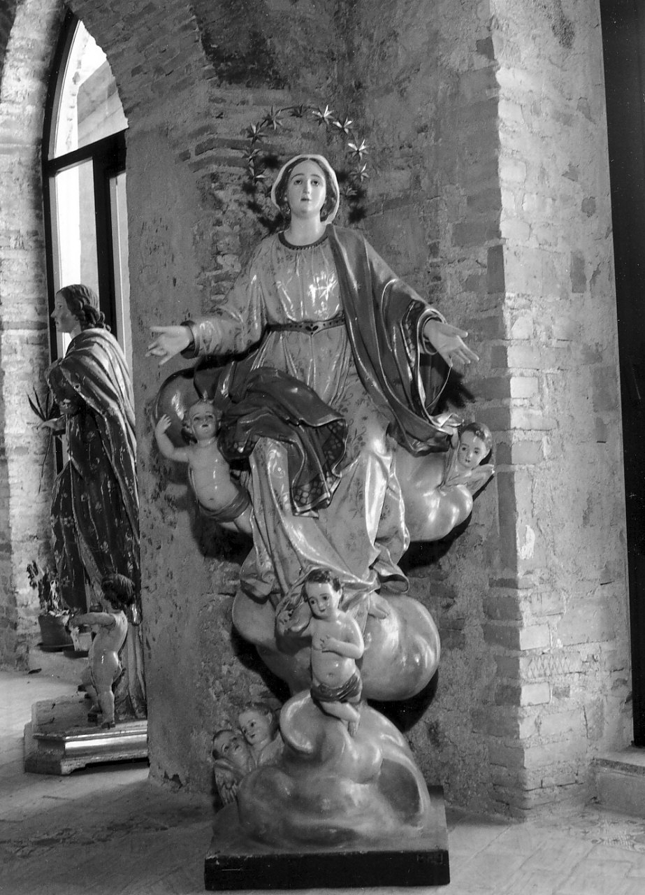 Madonna Assunta (statua, opera isolata) - bottega Italia meridionale (sec. XX)