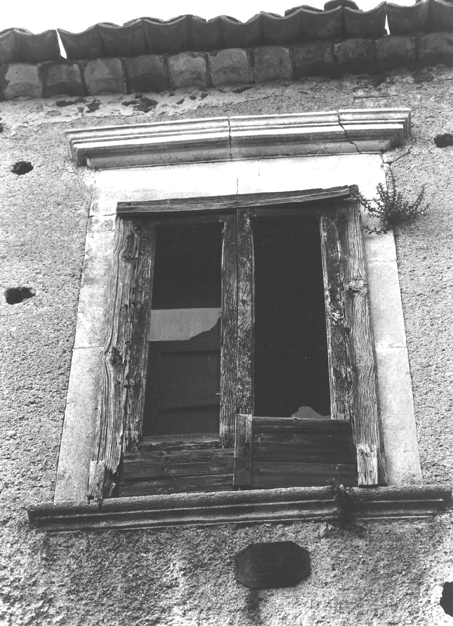 finestra, serie - bottega calabrese (sec. XVIII)