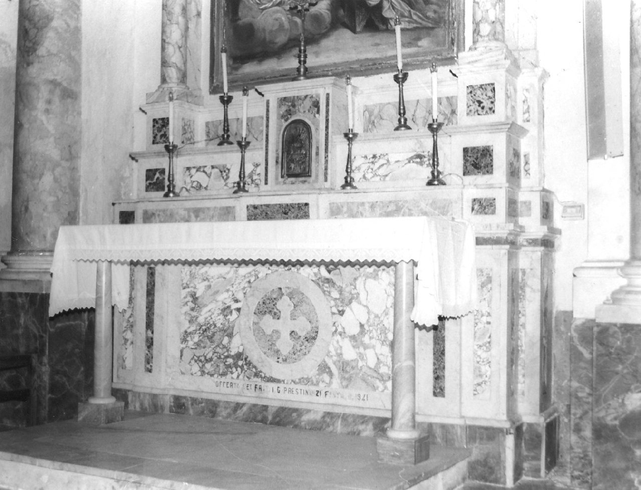 altare, serie - bottega Italia meridionale (sec. XX)