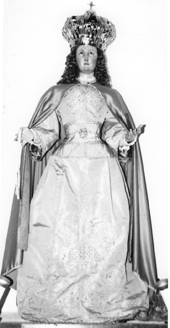 Madonna del Carmelo (manichino, opera isolata) - bottega calabrese (seconda metà sec. XIX)