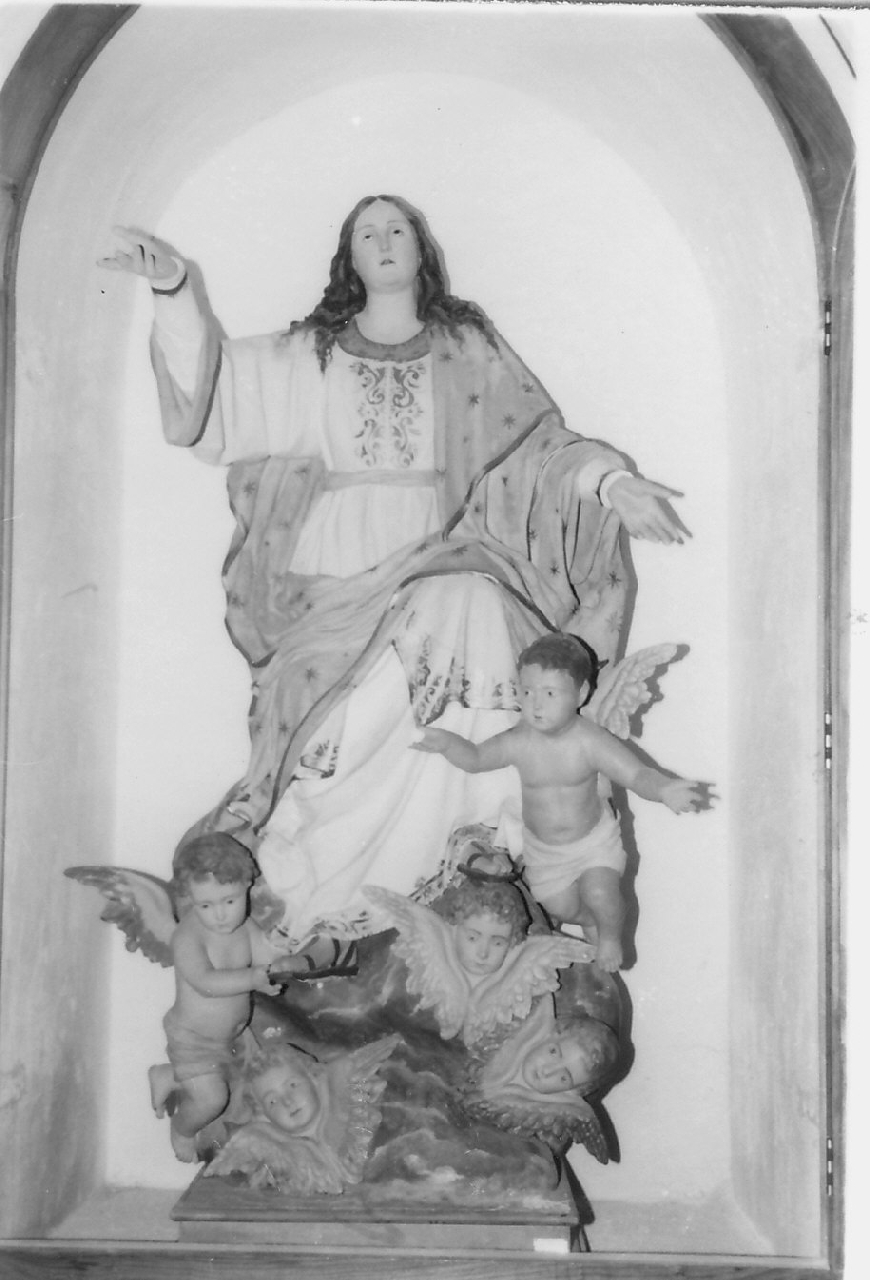 Madonna Assunta (statua, opera isolata) di Guacci Luigi (sec. XIX)