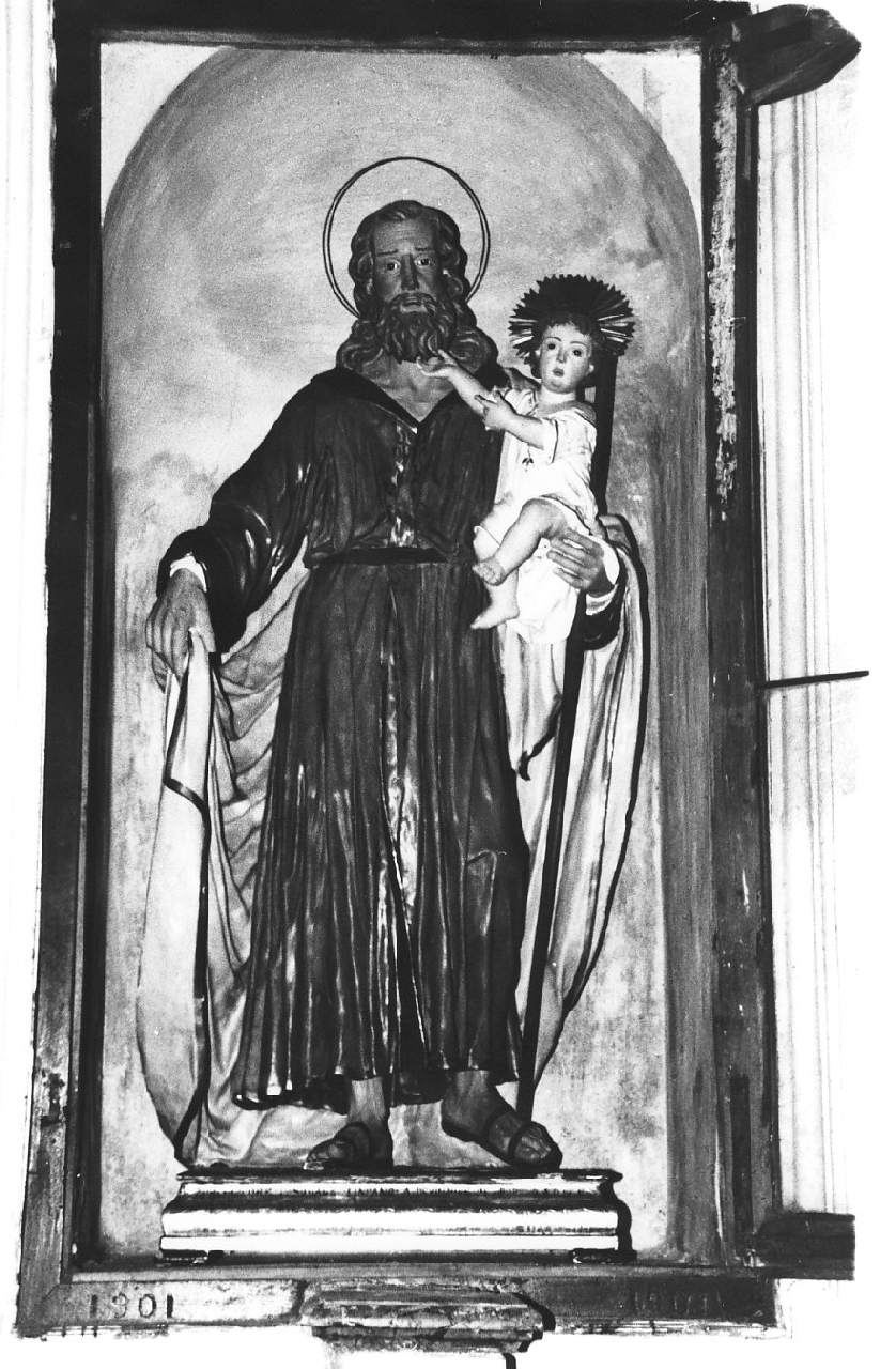 San Giuseppe (statua, opera isolata) - bottega Italia meridionale (sec. XX)