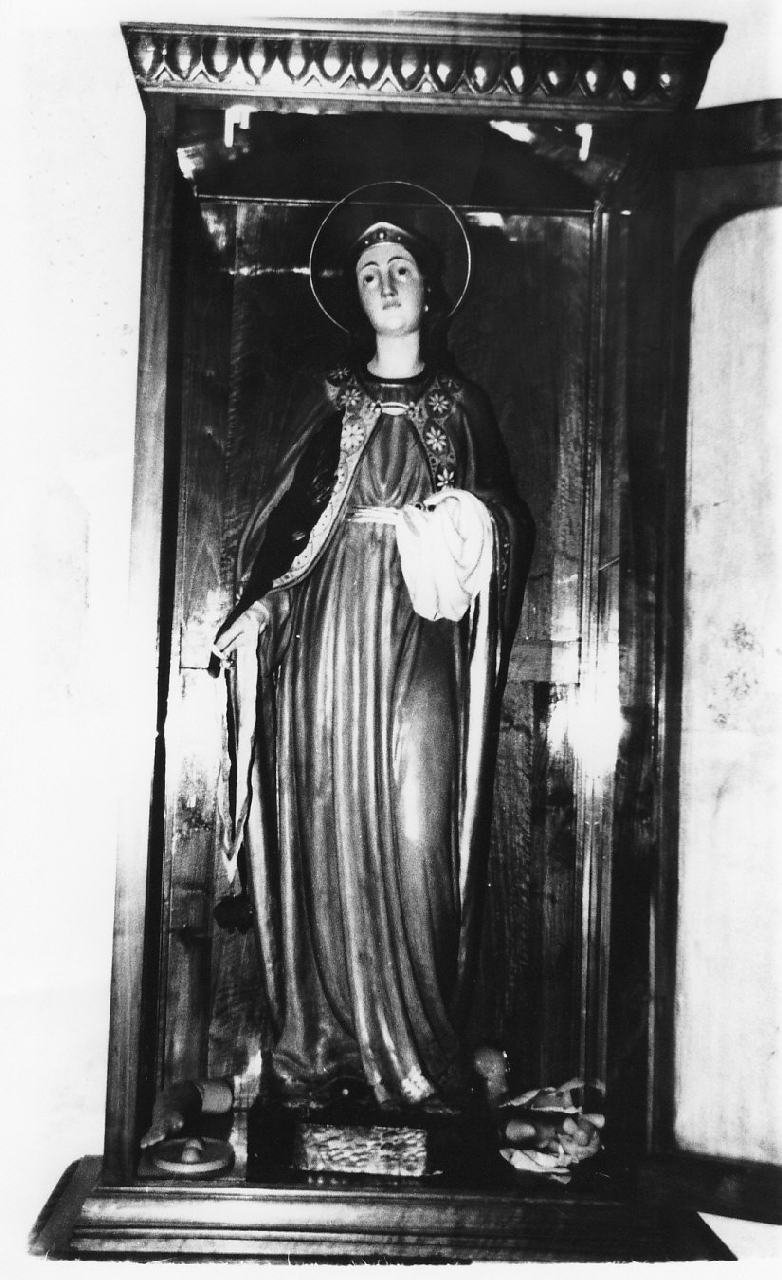 Santa Lucia (statua, opera isolata) - bottega Italia meridionale (fine sec. XIX)