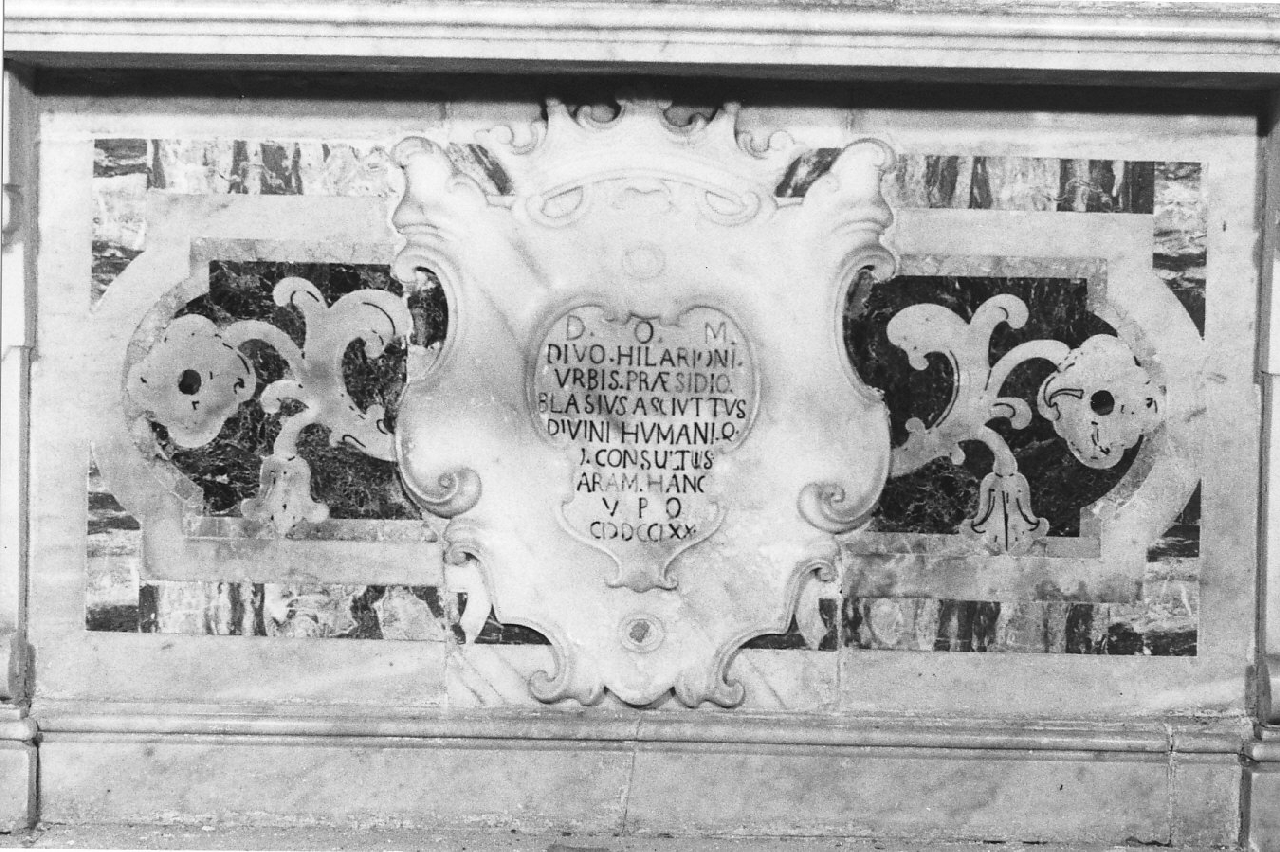 paliotto, opera isolata - bottega Italia meridionale (sec. XVIII)