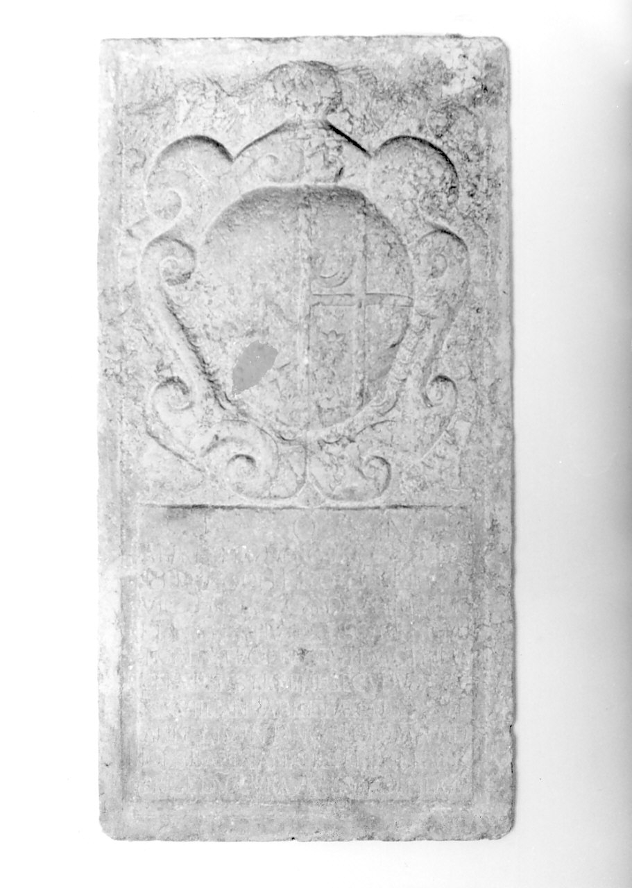 lastra tombale - bottega calabrese (sec. XVII)
