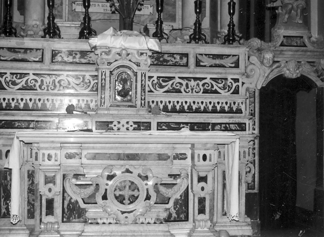 altare maggiore - bottega calabrese (sec. XVIII)