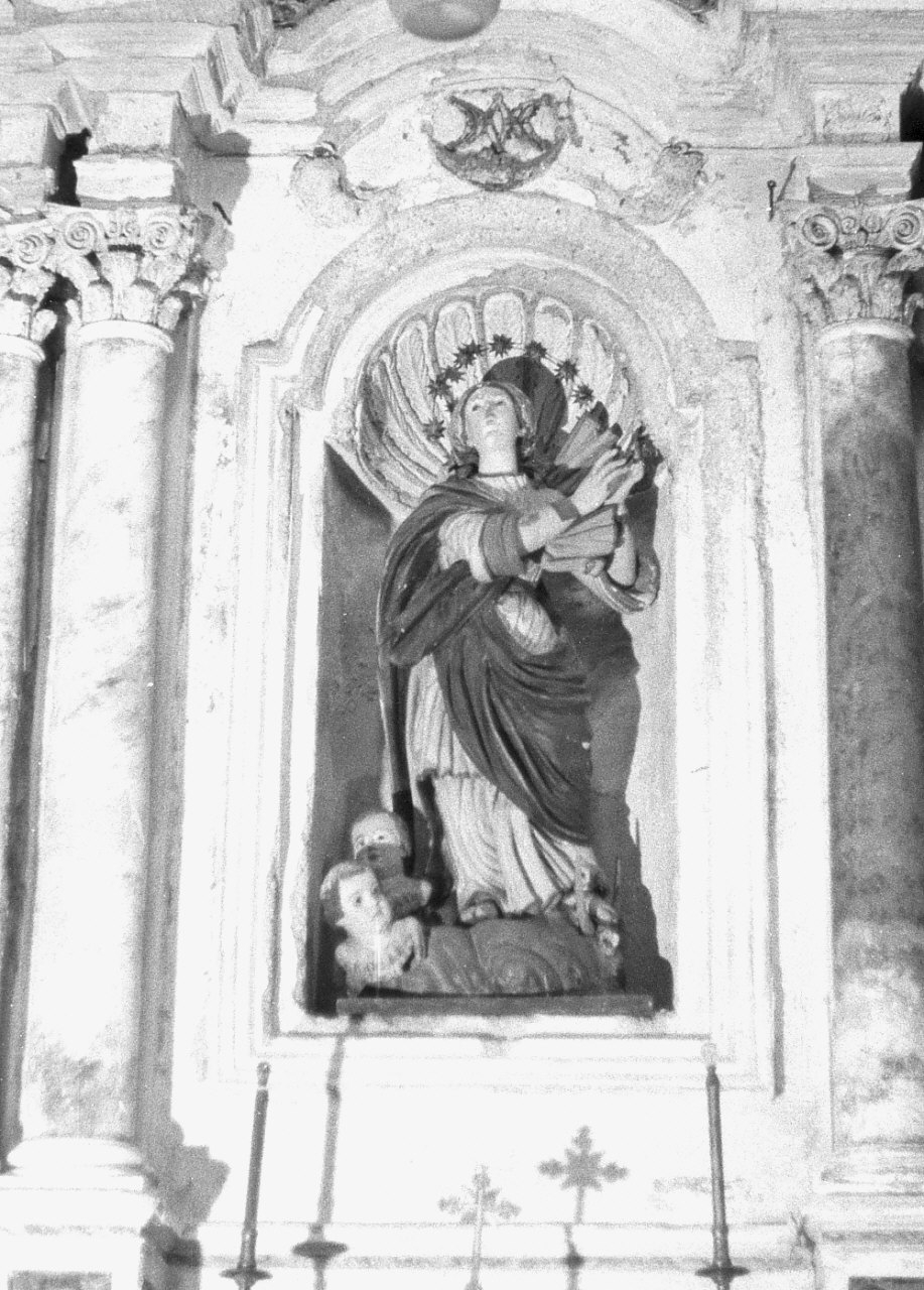 Madonna Immacolata (statua, opera isolata) - bottega Italia meridionale (fine sec. XVIII)