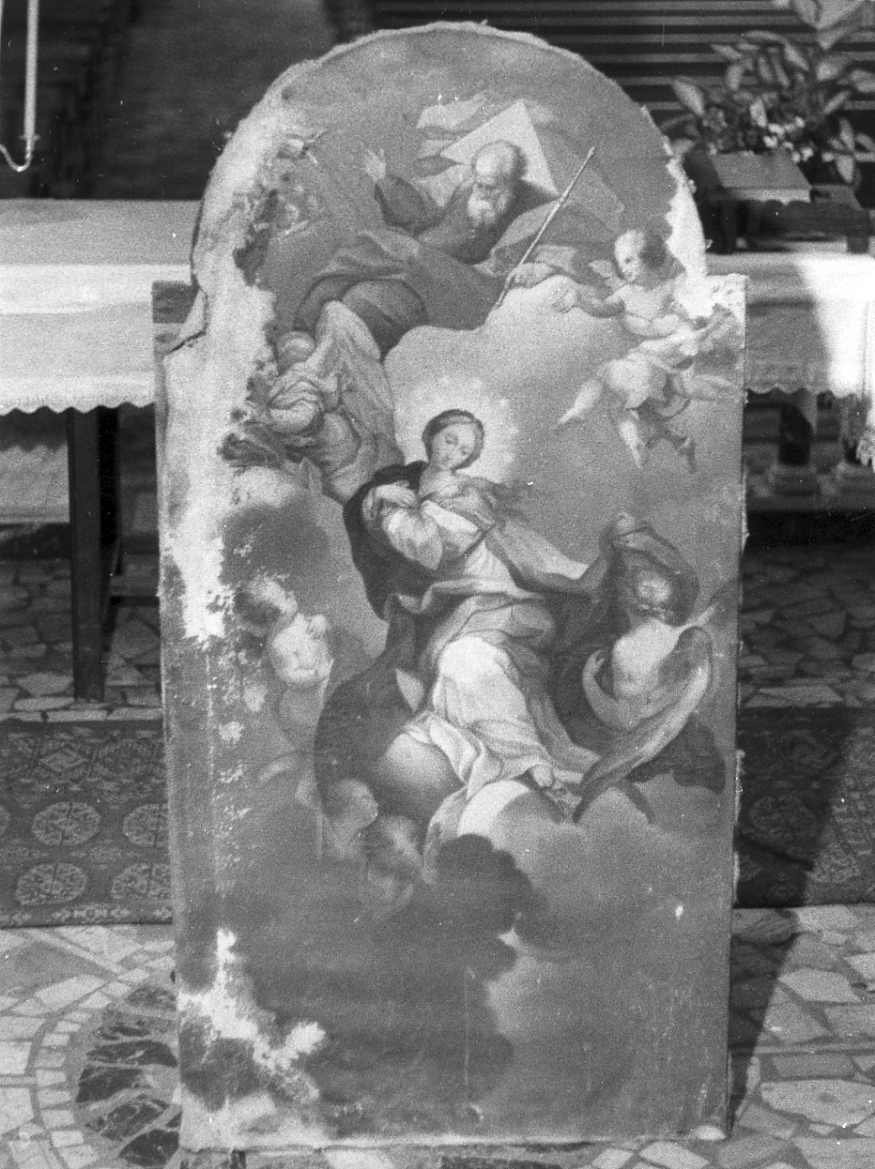 assunzione della Madonna (dipinto) - ambito Italia meridionale (fine sec. XVIII)
