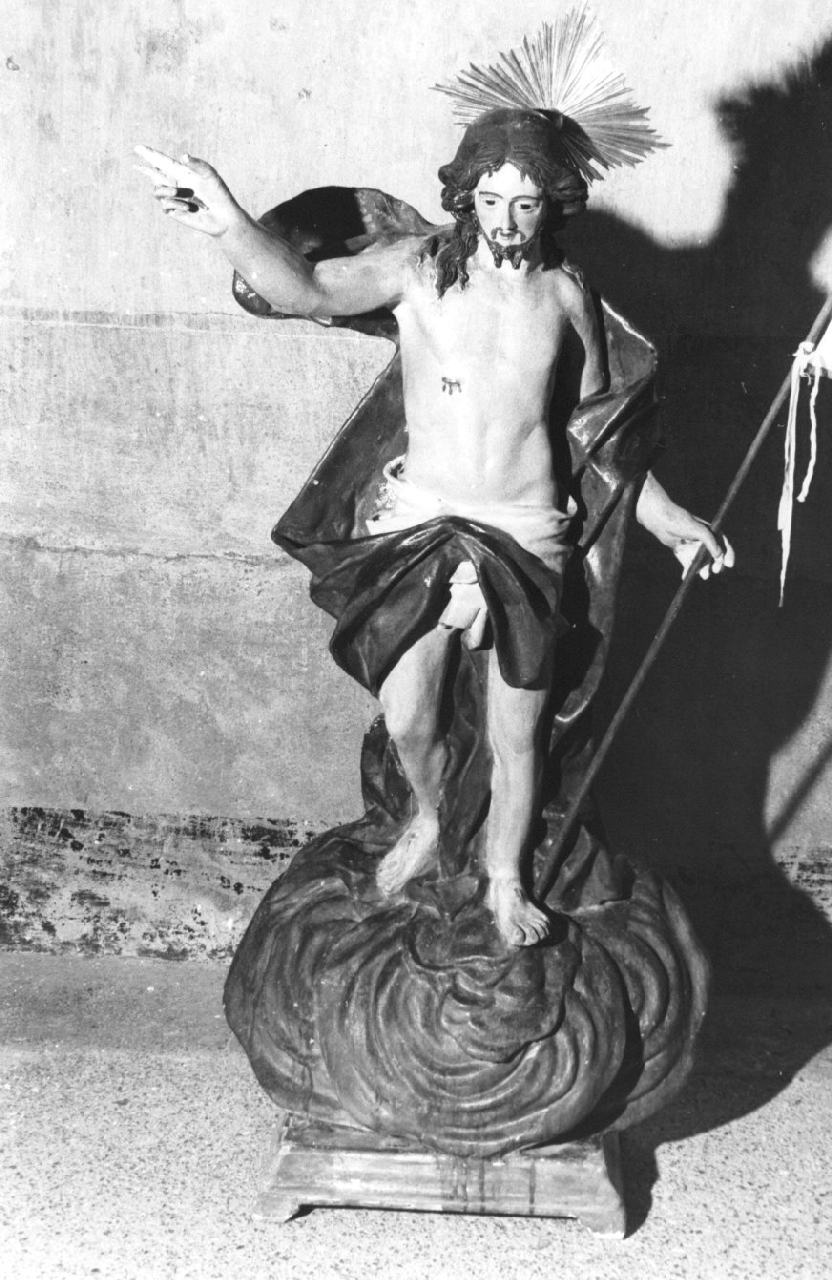 Cristo risorto (statua, opera isolata) - bottega leccese (fine sec. XIX)