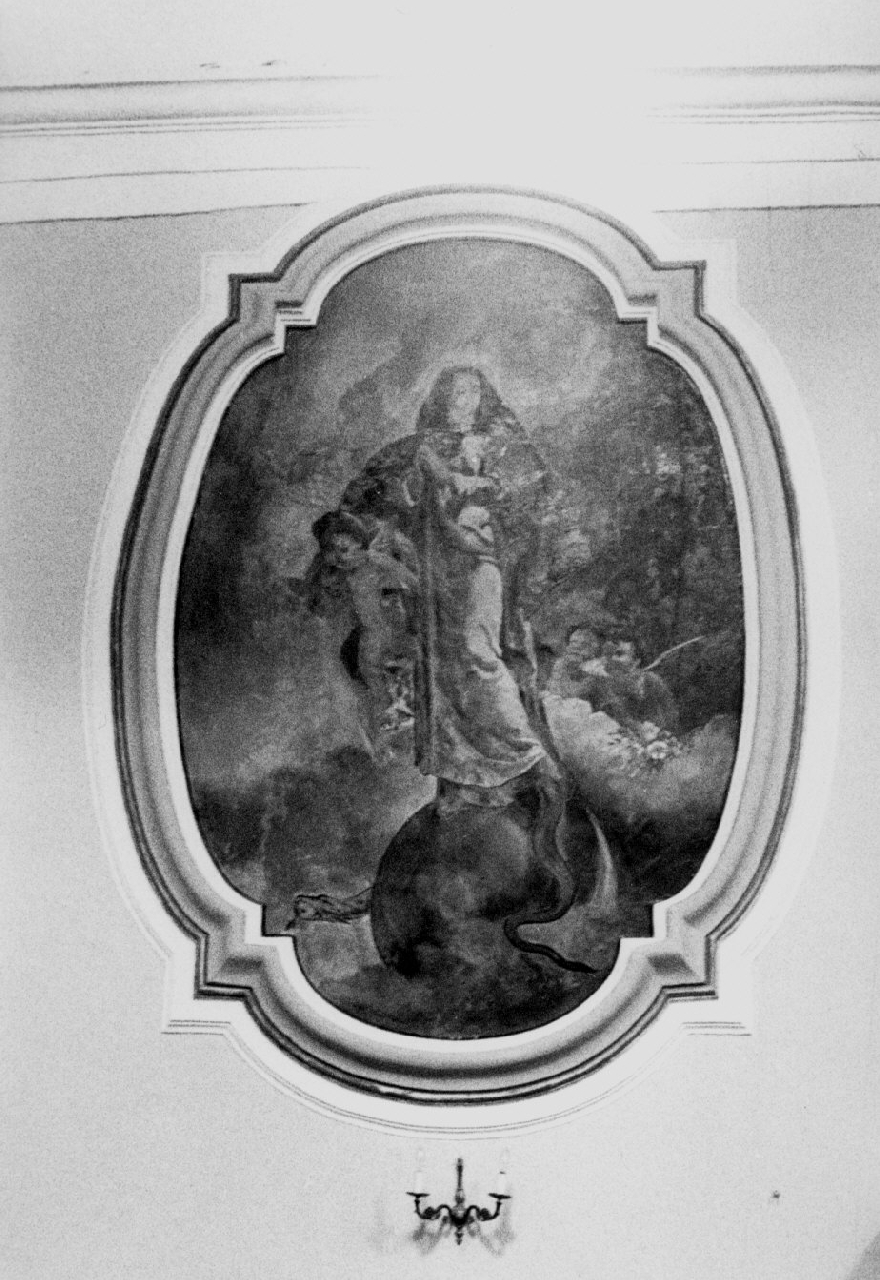Madonna Immacolata (dipinto, opera isolata) di Zimatore Carmelo (inizio sec. XX)