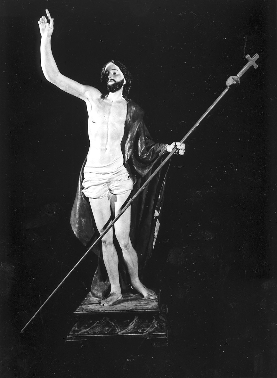 Cristo risorto (statua) - bottega Italia meridionale (sec. XIX)