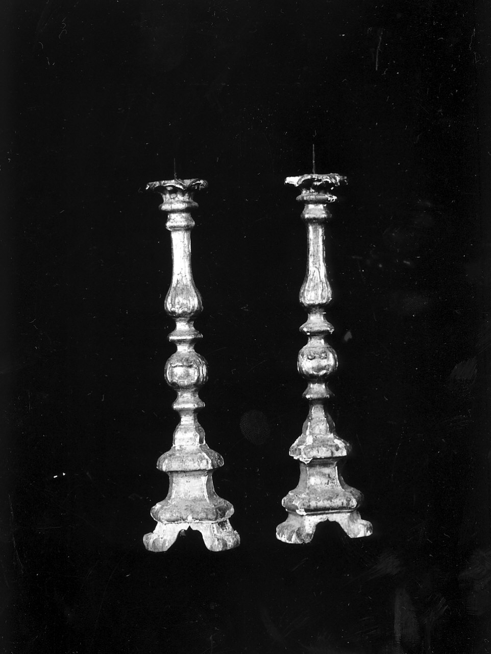 candeliere, serie - bottega calabrese (sec. XIX)