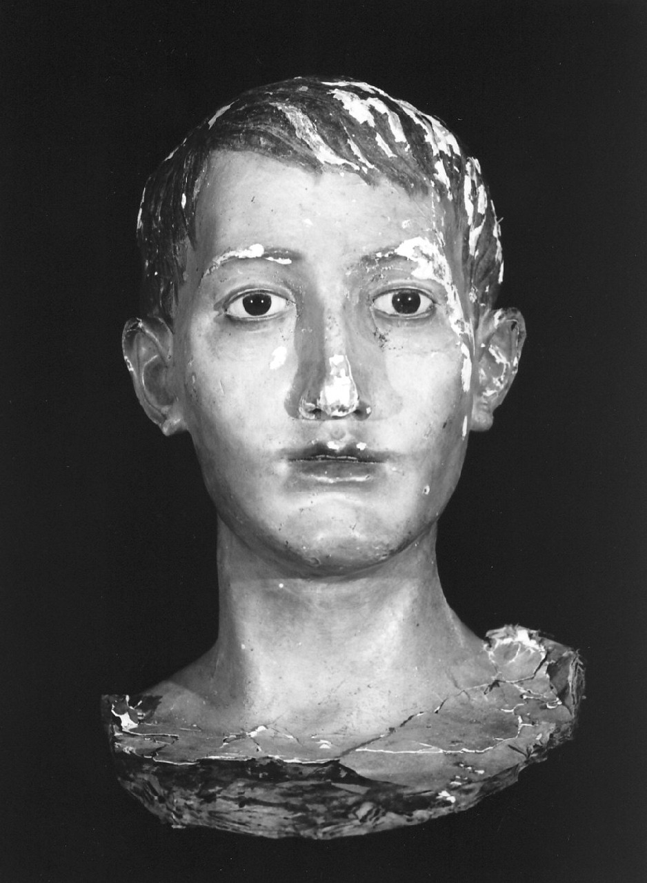 testa di santo (scultura, opera isolata) - bottega calabrese (?) (sec. XIX)