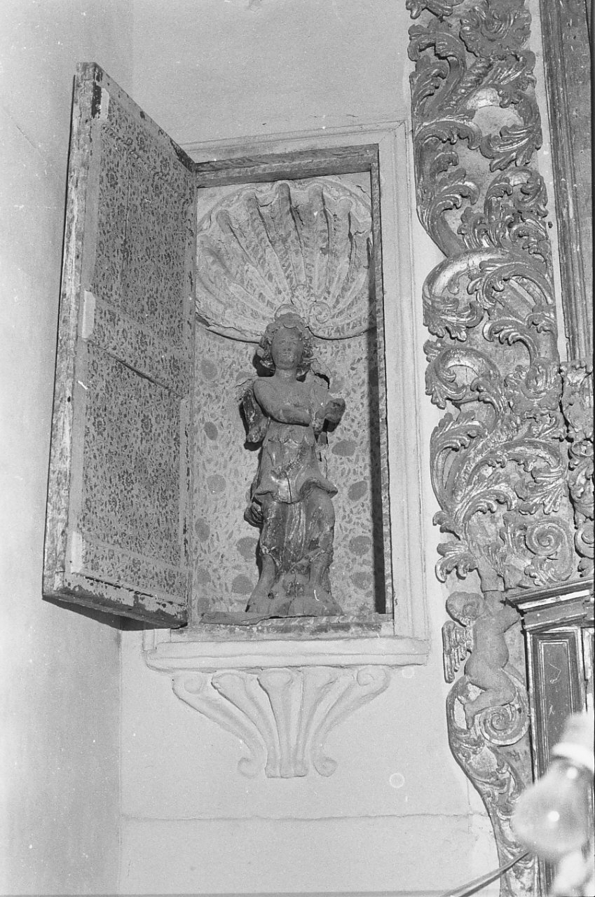 angelo (statua, opera isolata) - bottega Italia meridionale (fine sec. XVIII)