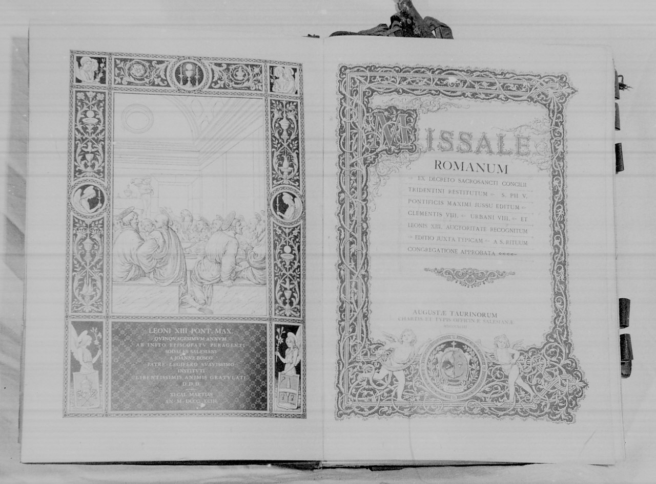 coperta di libro liturgico, opera isolata - bottega Italia meridionale (sec. XIX)