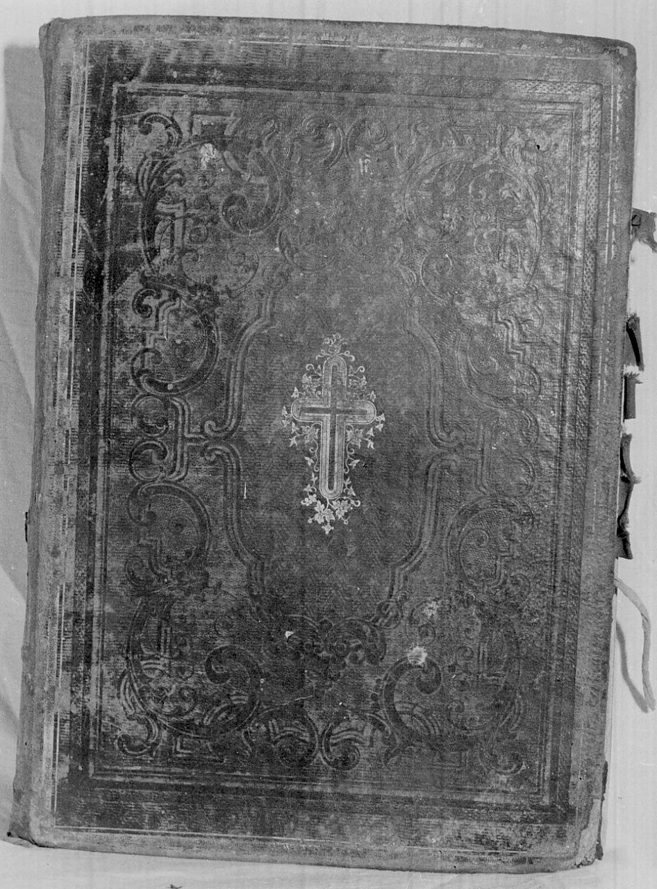 coperta di libro liturgico, opera isolata - bottega Italia meridionale (sec. XIX)
