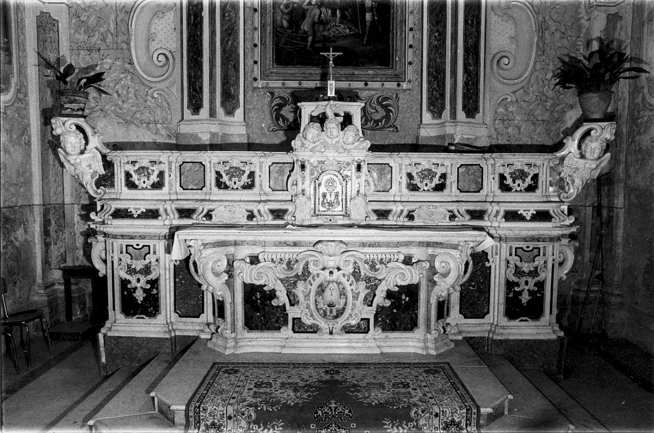 altare maggiore, opera isolata - bottega calabrese (prima metà sec. XVIII)