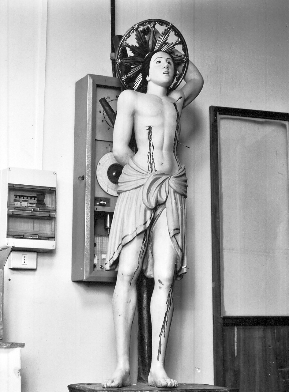 San Sebastiano (statua, opera isolata) - bottega Italia meridionale (fine/inizio secc. XVIII/ XIX)