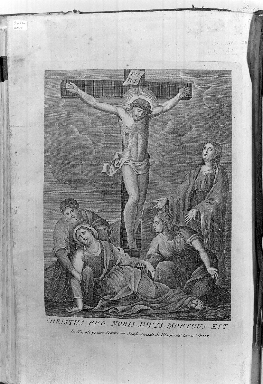 scene sacre (stampa, opera isolata) di Scafa Francesco, Nelli Car, Tipografia Simoniana (sec. XVIII, sec. XVIII)
