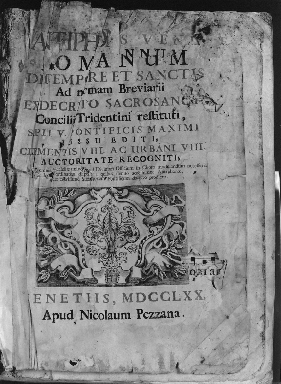 stemma (stampa, opera isolata) di Tipografia Nicola Pezzana (sec. XVIII)