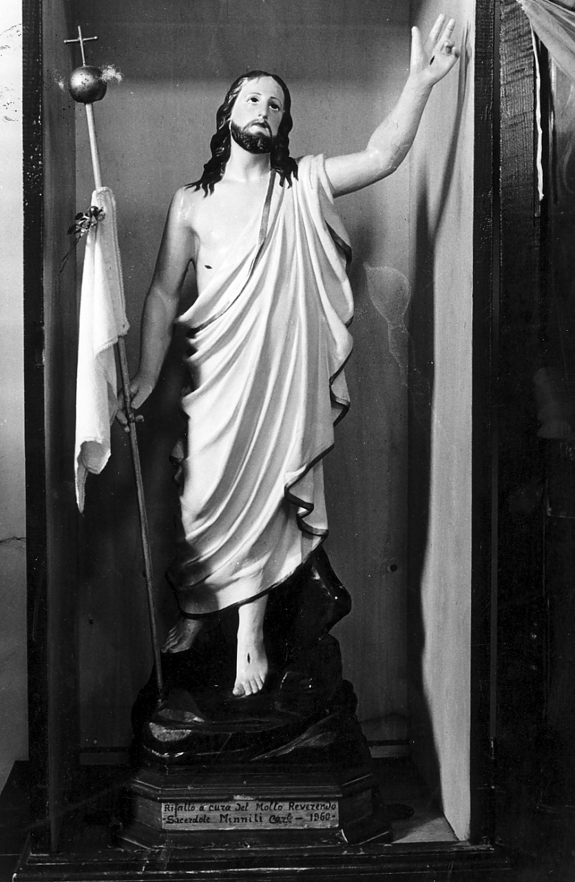 Cristo redentore (statua) - bottega Italia meridionale (sec. XIX)