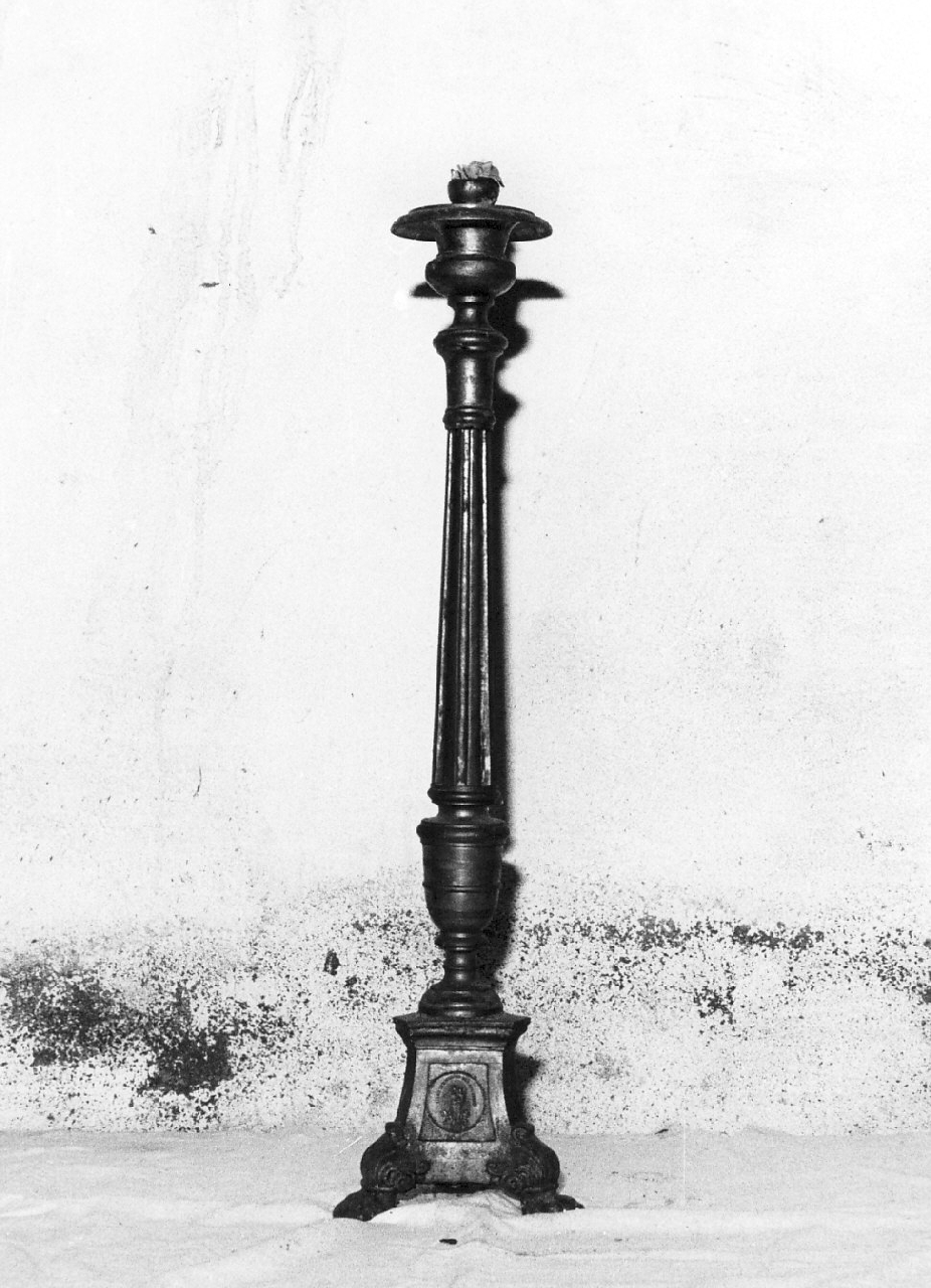 candelabro, opera isolata - bottega calabrese (sec. XIX)