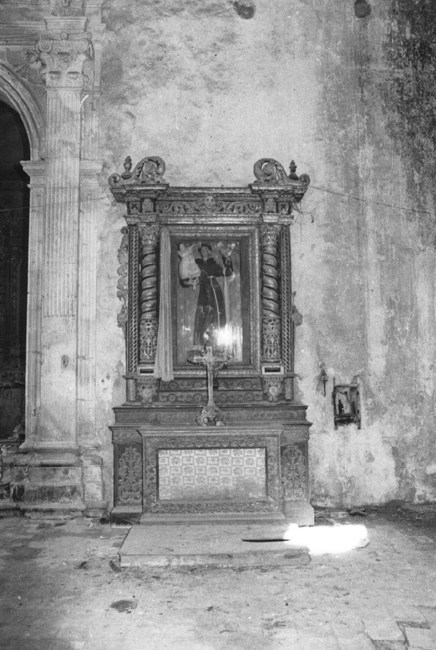 altare, serie - bottega calabrese (fine/inizio secc. XVII/ XVIII)