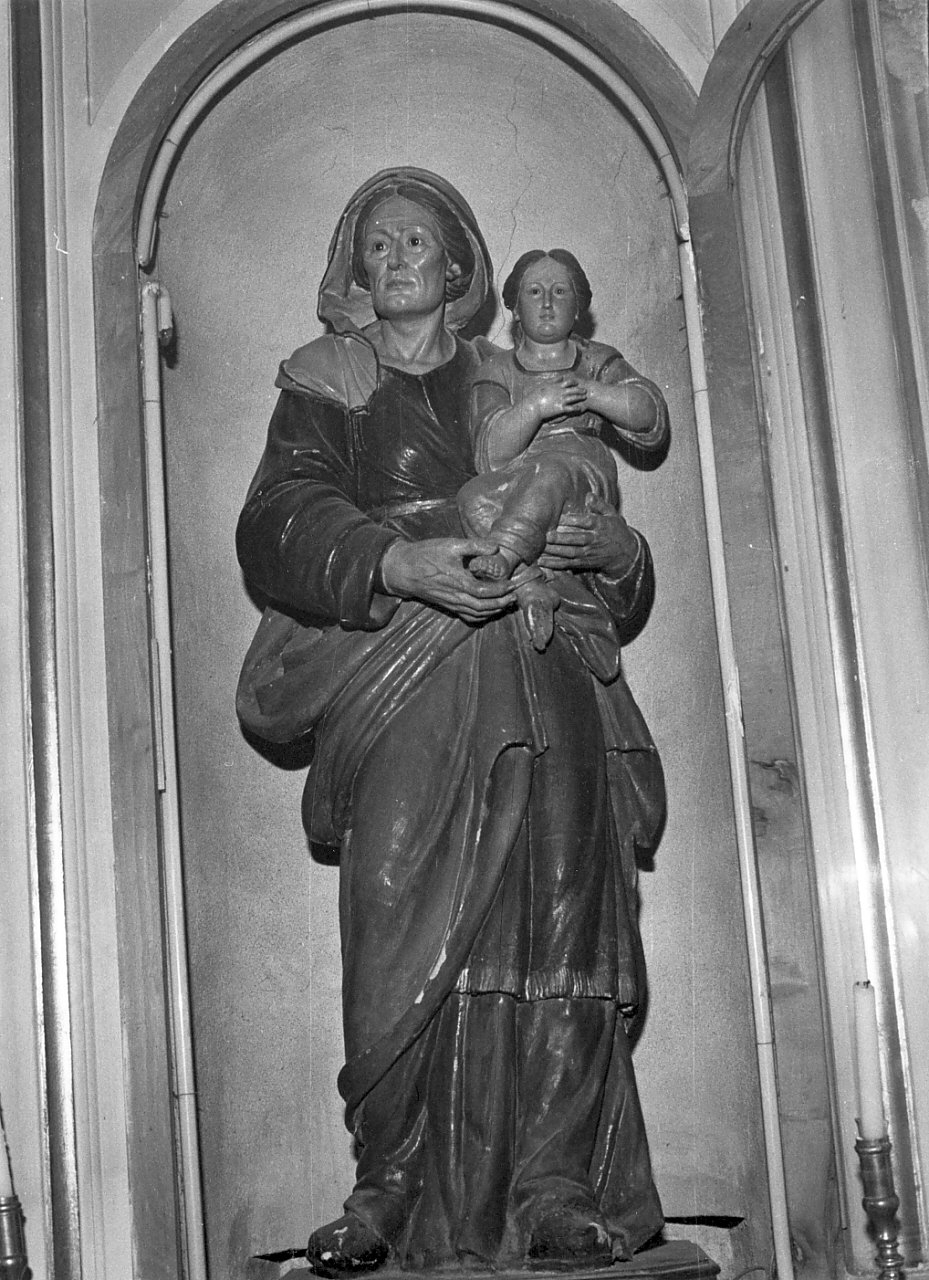 Sant'Anna e la Vergine bambina (gruppo scultoreo) - bottega Italia meridionale (sec. XIX)
