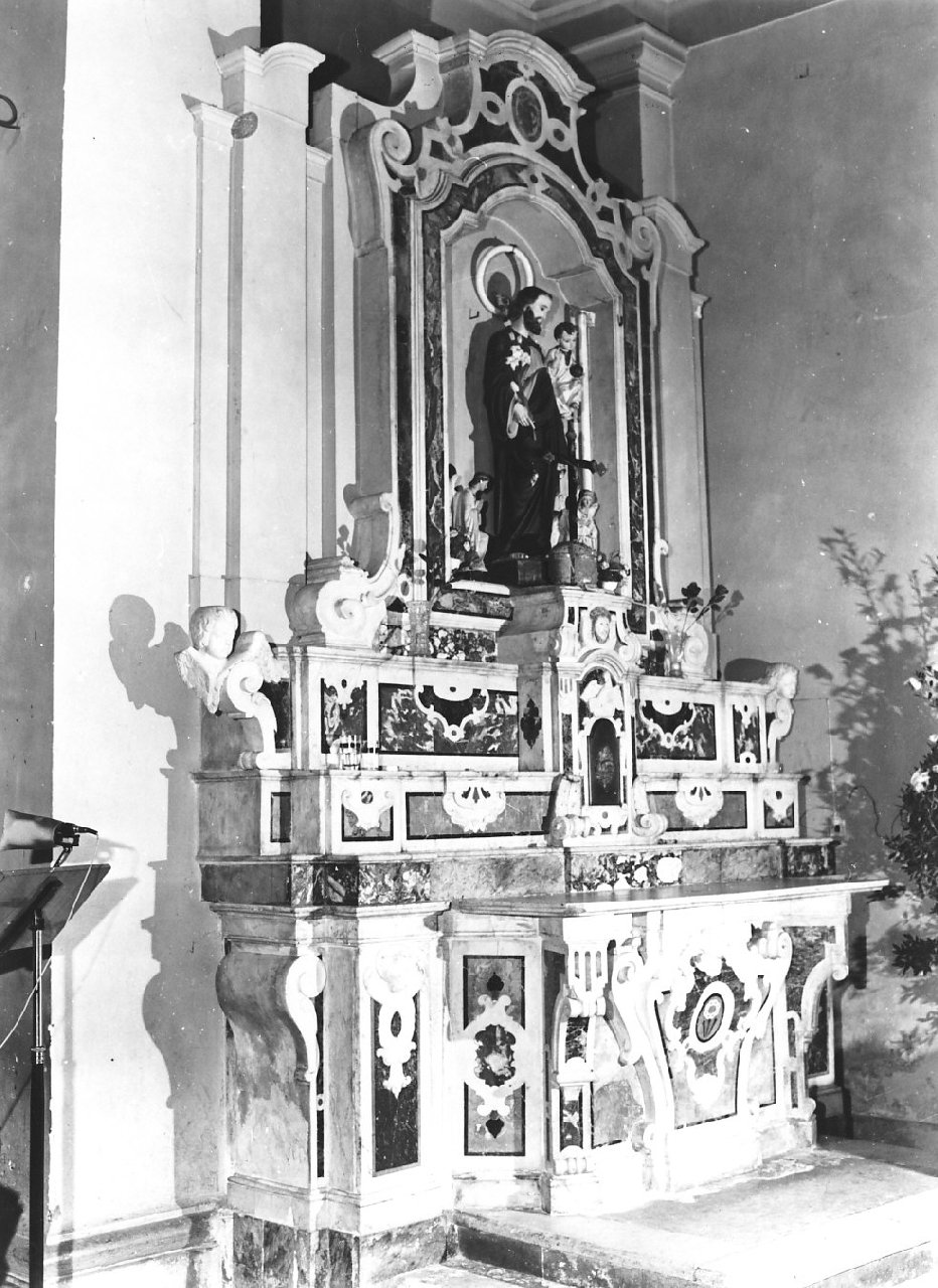 altare, opera isolata - bottega serrese (sec. XIX)