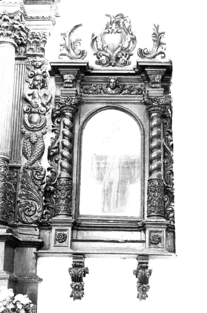 mostra d'altare, opera isolata - bottega calabrese (fine/inizio secc. XVII/ XVIII)