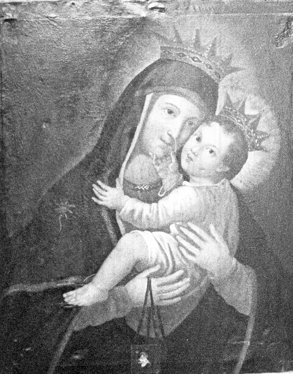 Madonna del Carmelo (dipinto, opera isolata) - ambito Italia meridionale (prima metà sec. XIX)