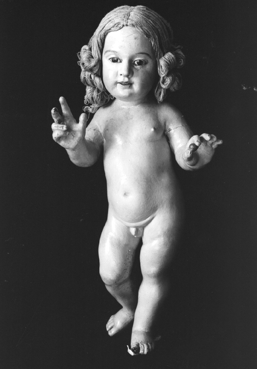 Gesù Bambino (statuetta, opera isolata) - bottega napoletana (sec. XVIII)