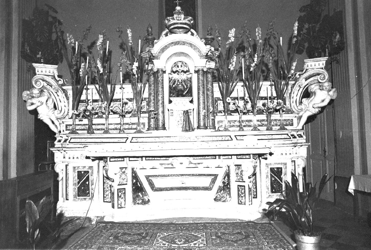 altare maggiore, opera isolata - bottega calabrese (sec. XVIII)