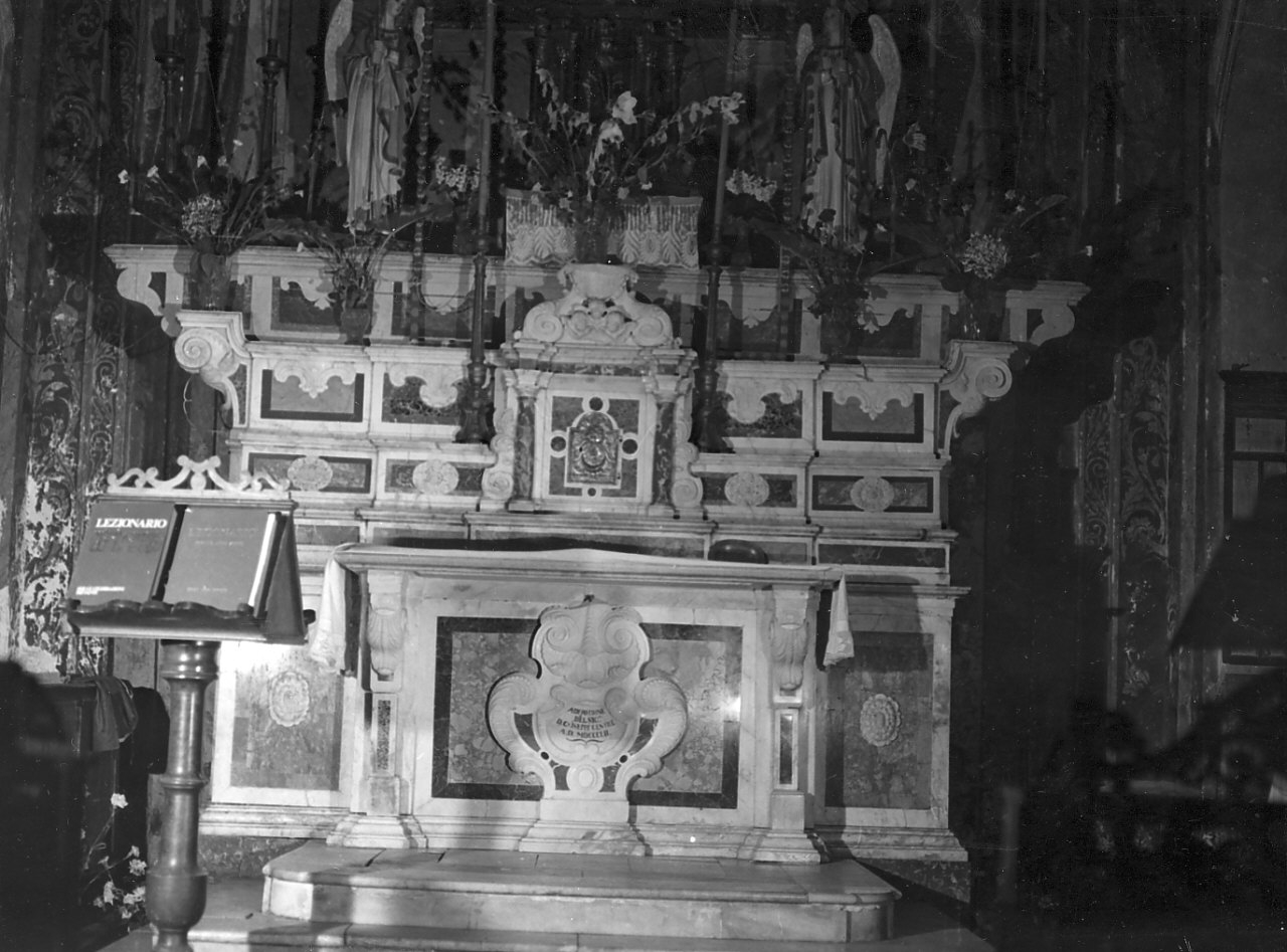 altare maggiore - bottega calabrese (sec. XIX)