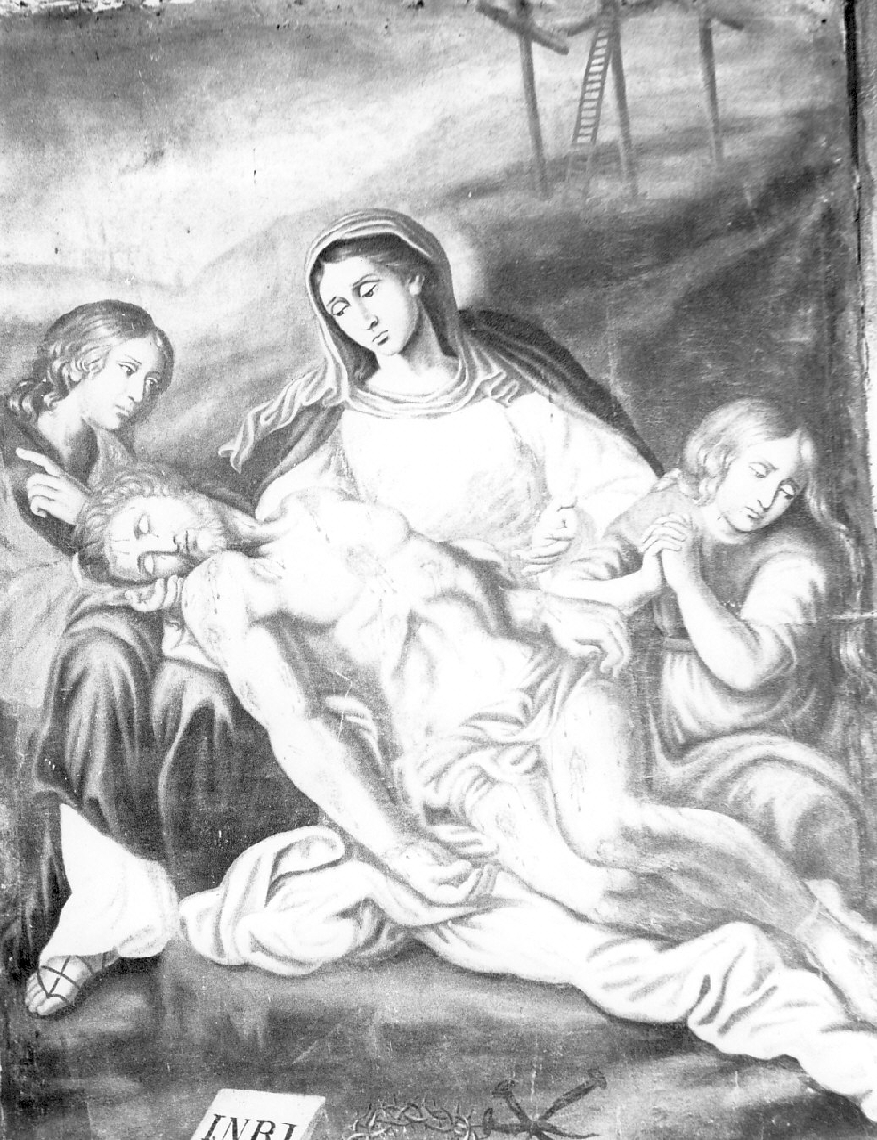 Pietà (dipinto, opera isolata) - ambito Italia meridionale (sec. XVIII)