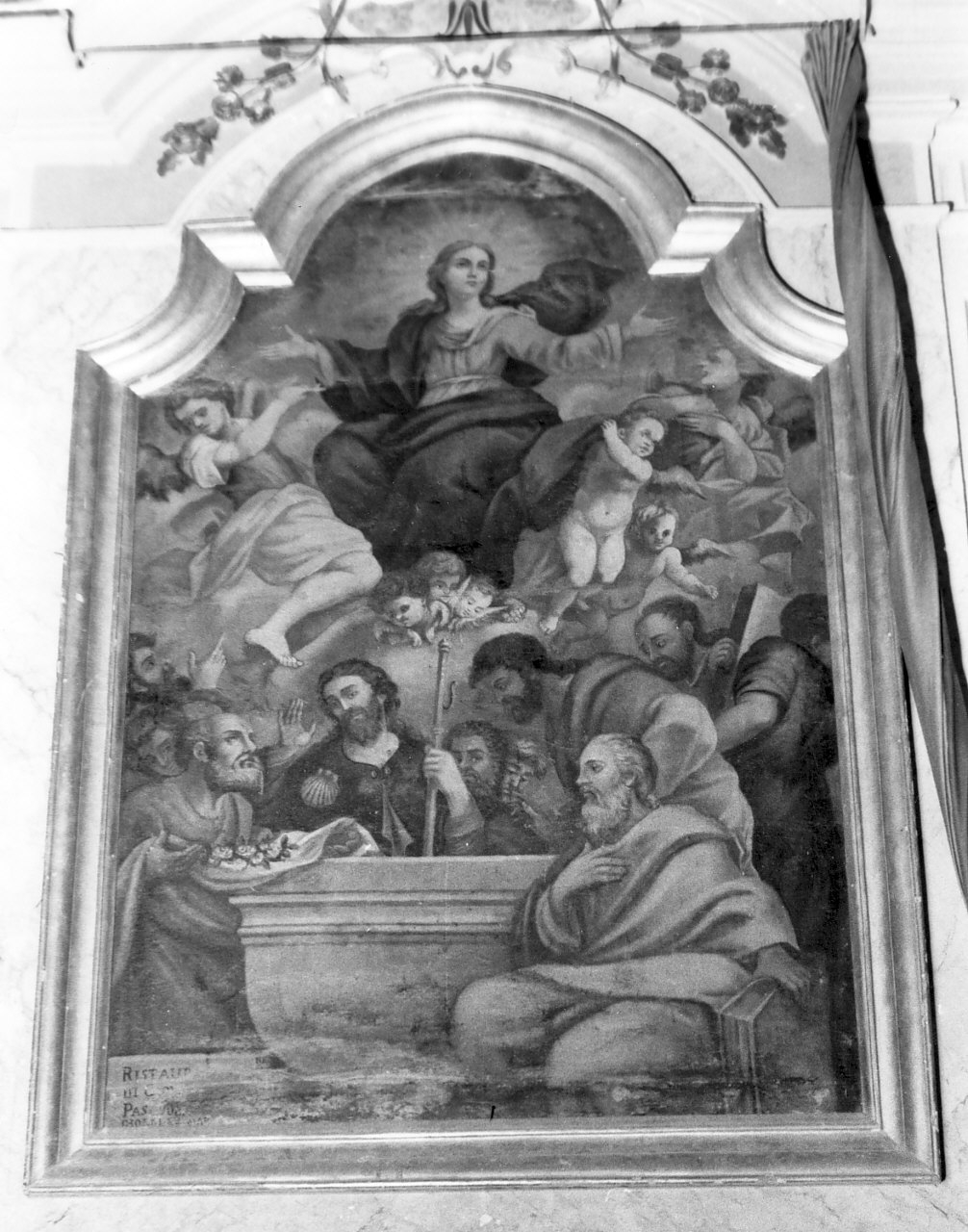 assunzione della Madonna (dipinto) - ambito Italia meridionale (sec. XIX)