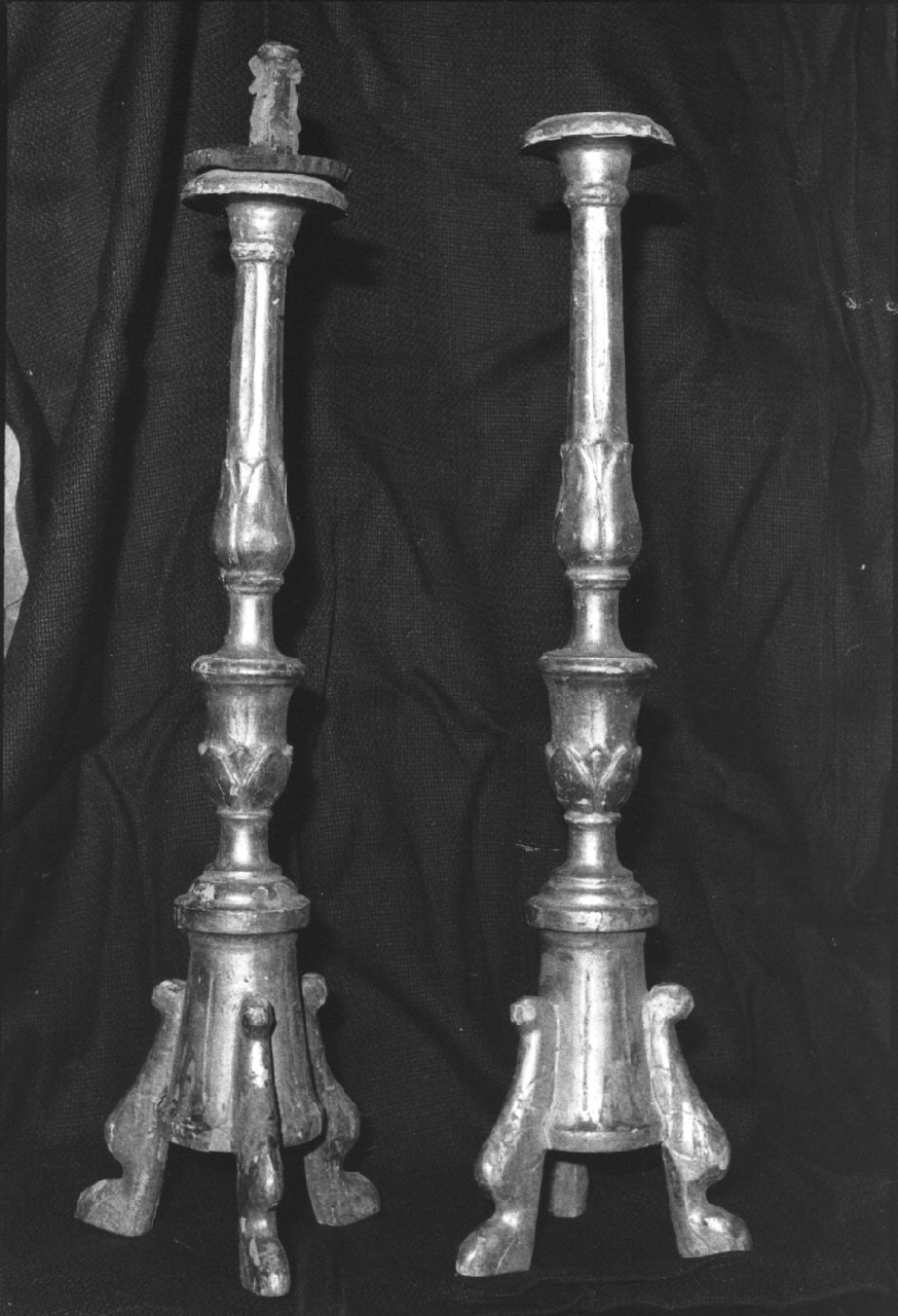 candeliere, serie - bottega calabrese (seconda metà sec. XVIII)