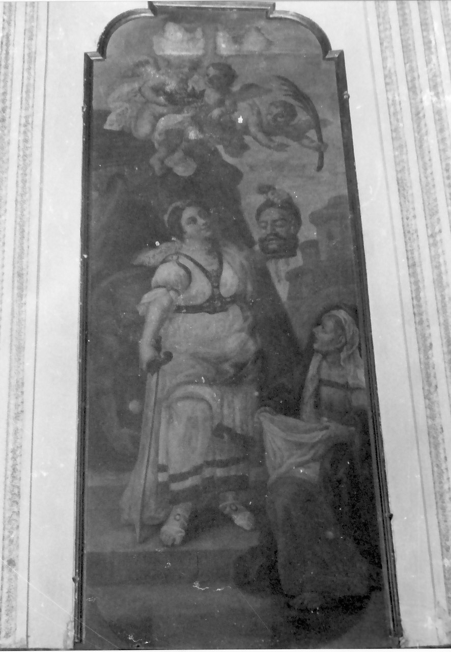 Giuditta e Oloferne (dipinto, opera isolata) di Cinceri E (sec. XVIII)