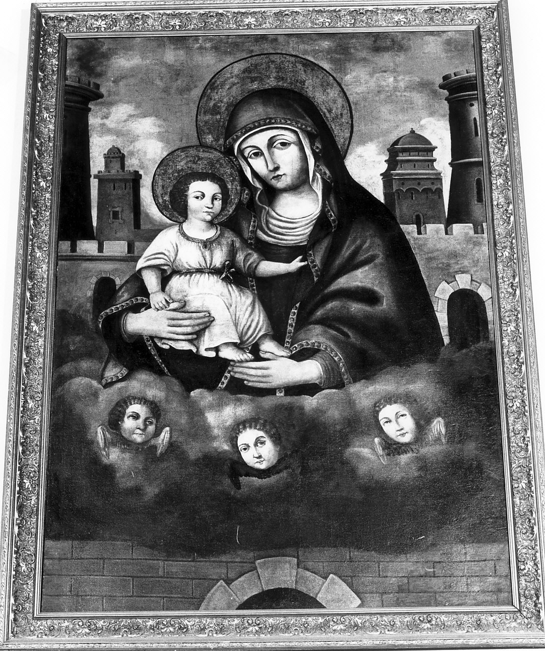 Madonna del Castello, Madonna con Bambino (dipinto) - ambito calabrese (fine/inizio secc. XVI/ XVII)